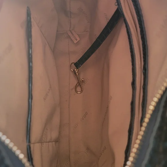 Brahmin Leia Blue Patina Melbourne Crossbody Bag - Picture 11 of 16